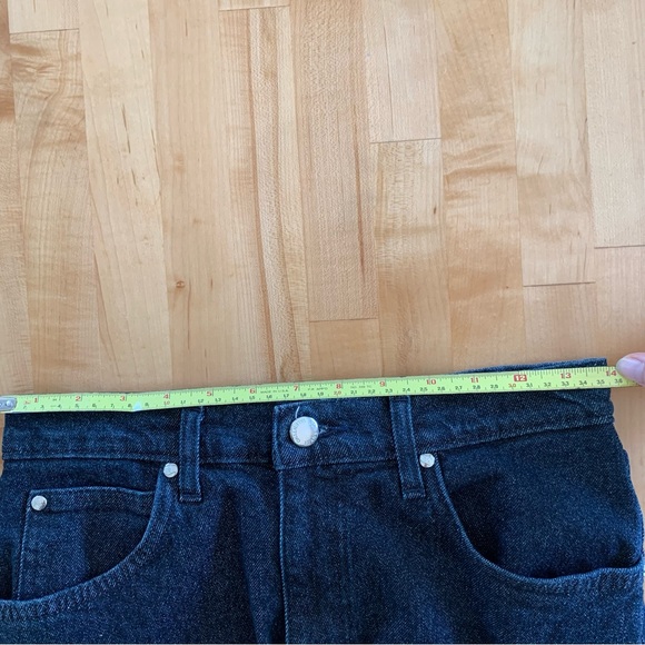 Valentino Vtg Jeans High Rise Straight Leg Y2K Retro 90s Designer Logo Size 4? - Picture 11 of 15